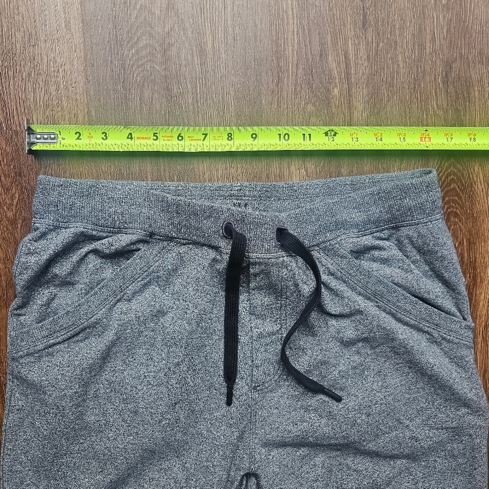Lululemon Sweatpants Mens Large L Revival Heather Gray Fleece Joggers Lounge - Picture 5 of 8
